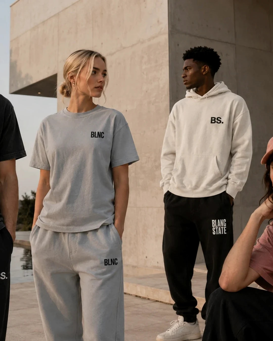 BLANCSTATE oversized streetwear campaign