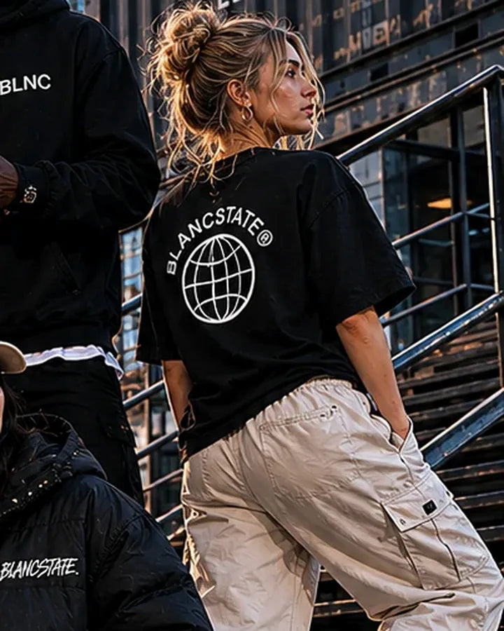 World White Relaxed Joggers BLANCSTATE campaign preview
