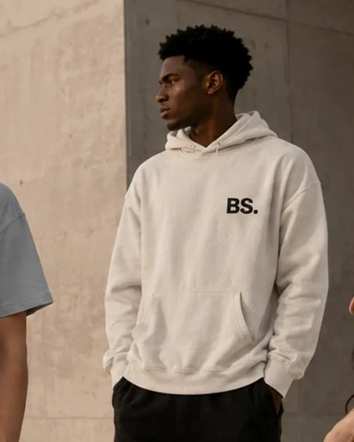 BS. Black Relaxed Training Shorts BLANCSTATE campaign preview